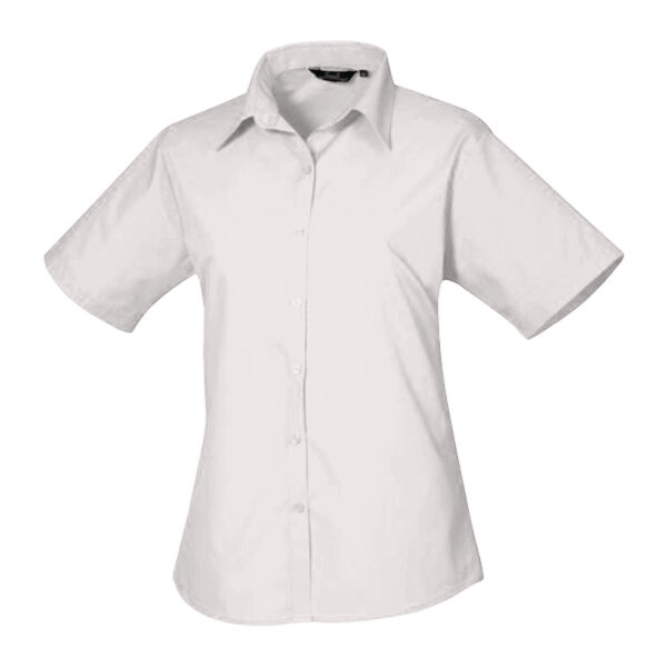 Ladies Short Sleeve Popling Blouse Thumbnail